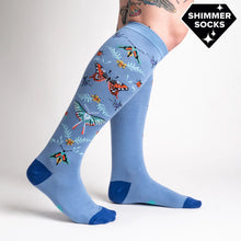 Load image into Gallery viewer, Butterfly in the Sky Knee High Socks
