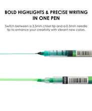 Load image into Gallery viewer, Vivid Splash Dual-Tip Notetaking Pen Set of 6
