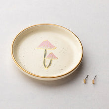 Load image into Gallery viewer, Mushroom Jewelry Dish &amp; Stud Earring Set
