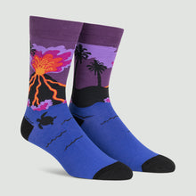 Load image into Gallery viewer, Volcanoes Men&#39;s Crew Socks
