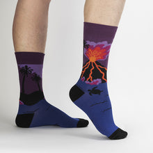 Load image into Gallery viewer, Volcanoes Men&#39;s Crew Socks
