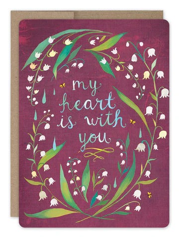 Lily of the Valley Sympathy Card