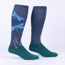 Load image into Gallery viewer, Dragonfly Stretch-It Socks
