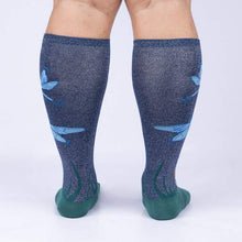 Load image into Gallery viewer, Dragonfly Stretch-It Socks
