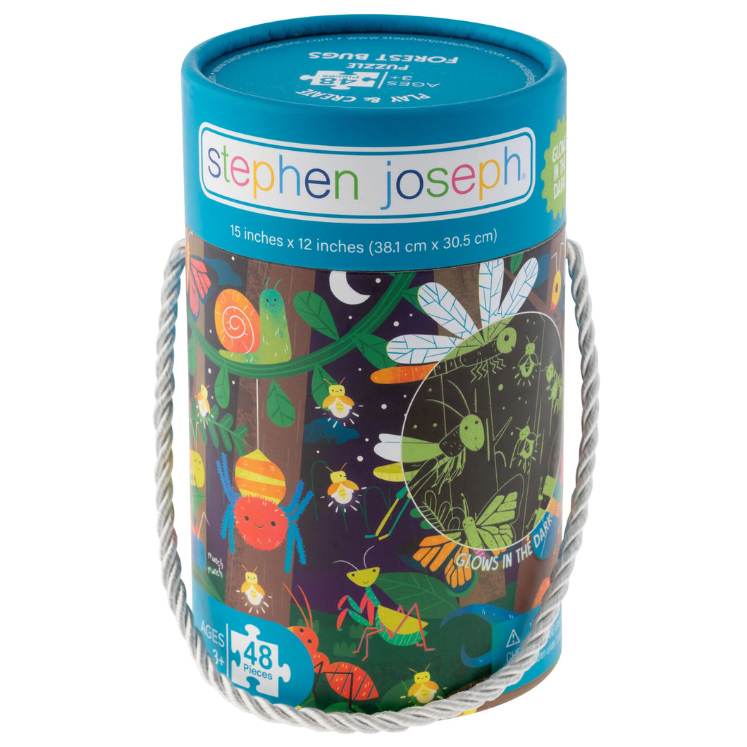 Forest Bugs Glow in the Dark 48pc Puzzle