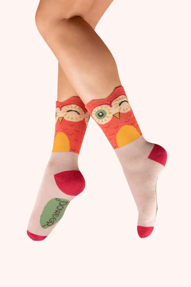 Owl Character Socks