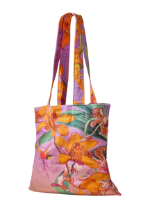 Botany Bliss Lavender Canvas Tote Bag