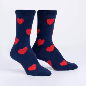 Sweet Hearts Women's Crew Socks