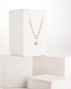 Pyrite Gold Chain Necklace