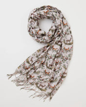 Load image into Gallery viewer, A Night&#39;s Tale Woodland Heavyweight Scarf Crystal Grey
