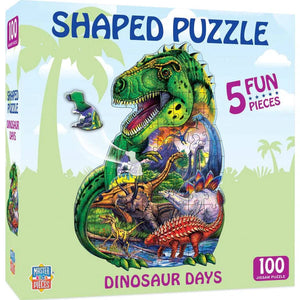 Dinosaur Days Shaped 100pc Puzzle
