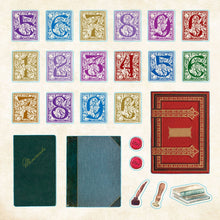 Load image into Gallery viewer, Bibliophilia Ephemera Sticker Book
