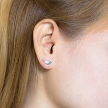 Load image into Gallery viewer, SS Sparrow Bird Stud Earrings
