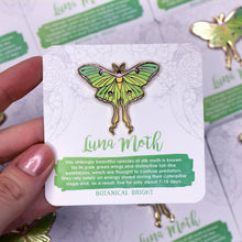 Load image into Gallery viewer, Luna Moth Enamel Pin
