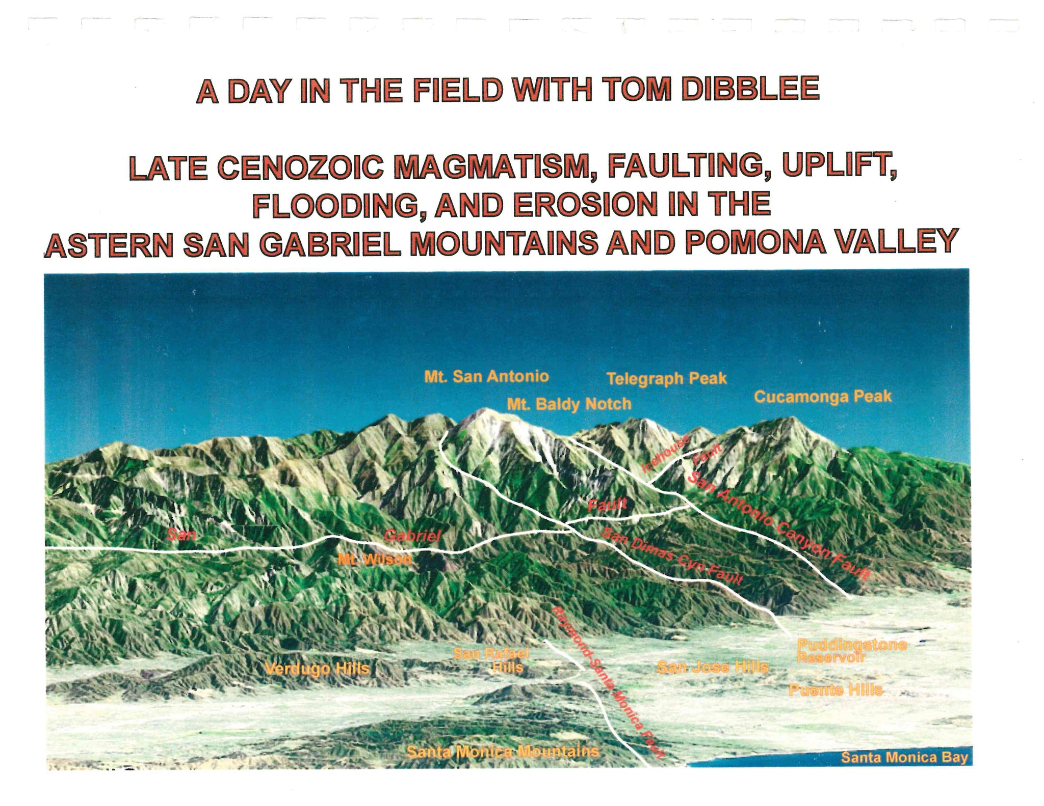 Dibblee Maps Tom Dibblee Field Guides – sbnature Store