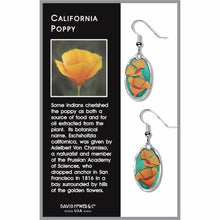 Load image into Gallery viewer, California Poppy Earrings

