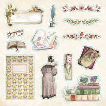Load image into Gallery viewer, Bibliophilia Ephemera Sticker Book
