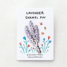 Load image into Gallery viewer, Lavender Enamel Pin
