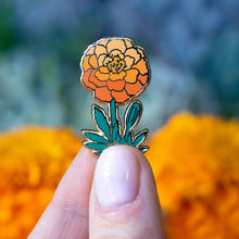 Load image into Gallery viewer, Marigold Enamel Pin
