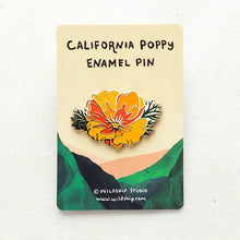 Load image into Gallery viewer, California Poppy Pin
