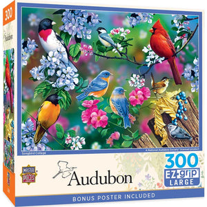 Audubon Songbird Collage 300pc Puzzle