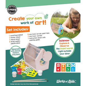 Paint Your Own Bug Habitat