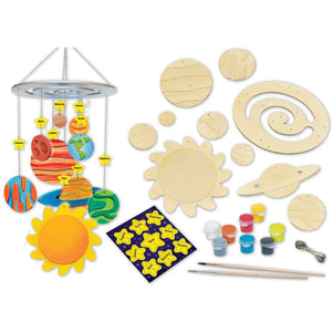 Paint Your Own Solar System Mobile