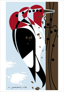 Charley Harper: Woodpeckers Notecard Folio