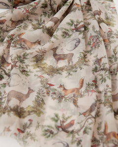 Grey Woodland Scene Lightweight Scarf