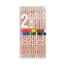 Load image into Gallery viewer, 2 of a Kind Double Ended Colored Pencils
