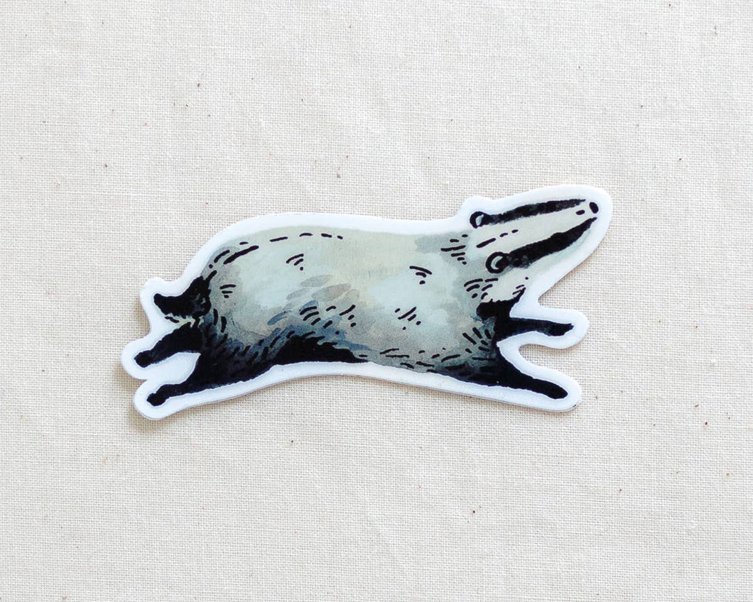 Badger Animal Vinyl Sticker