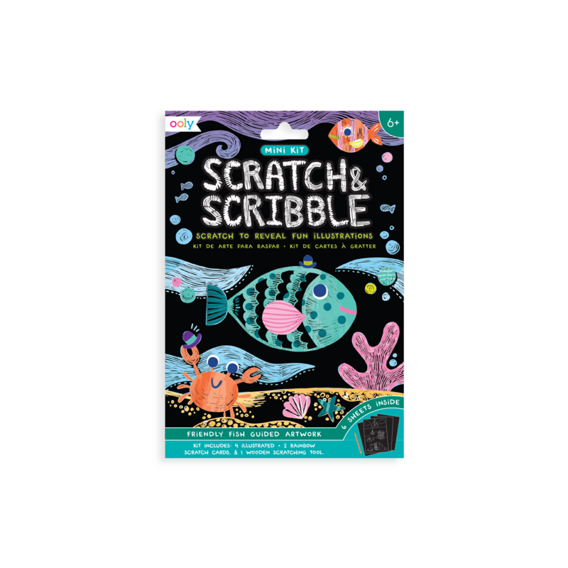 Mini Scratch & Scribble: Friendly Fish