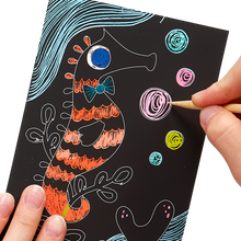 Load image into Gallery viewer, Mini Scratch &amp; Scribble: Friendly Fish
