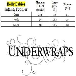 Underwraps Toddler's Bat Belly Babies Costume