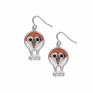 Charley Harper's Barn Owl Earrings