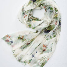 Load image into Gallery viewer, Whispering Willows Ivory Lightweight Scarf

