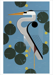 Charley Harper: Herondipity Notecard