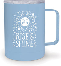 Load image into Gallery viewer, Rise &amp; Shine Coffee Mug with Handle
