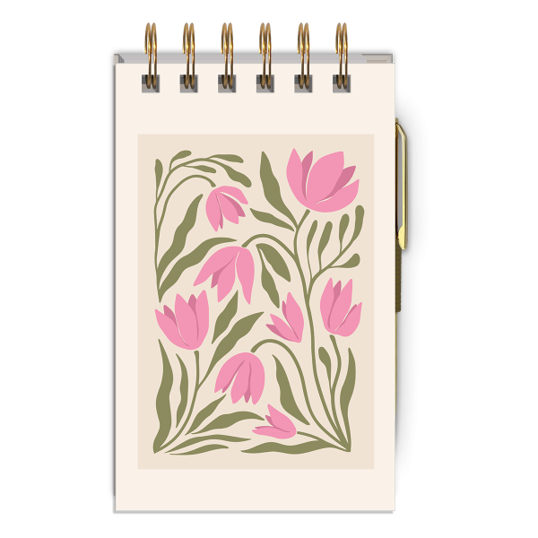 Mini Floral Notebooks w/ Pen