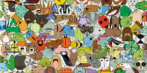 Charley Harper: Beguiled by Wild 1000-Piece Jigsaw