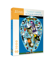 Load image into Gallery viewer, Charley Harper: We Think the World of Birds 1000pc Jigsaw Puzzle
