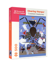 Load image into Gallery viewer, Charley Harper: Coastal Creatures 500pc Jigsaw Puzzle
