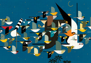 Charley Harper: Mystery of the Missing Migrants 1000pc Jigsaw Puzzle