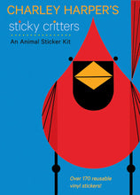 Load image into Gallery viewer, Charley Harper&#39;s Sticky Critters: An Animal Sticker Kit
