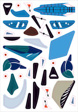 Load image into Gallery viewer, Charley Harper&#39;s Sticky Birds: An Animal Sticker Kit
