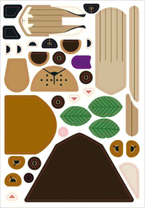Charley Harper's Sticky Critters, Volume 2: Animals in National Parks