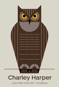 Charley Harper Leather Pocket Journal