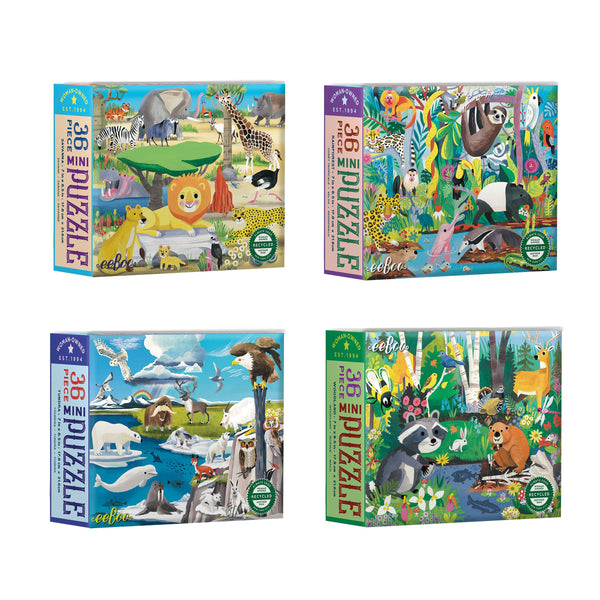 Wild Habitats Mini Puzzles