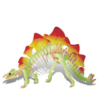 Load image into Gallery viewer, Stegosaurus Illuminated 3D Puzzle
