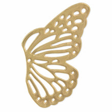 Load image into Gallery viewer, La Mariposa Gold Butterfly Wing Earrings
